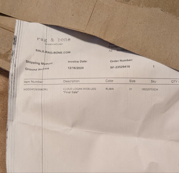 Rag & Bone® Logan Mid-Rise Blue Jeans - Picture 16 of 16